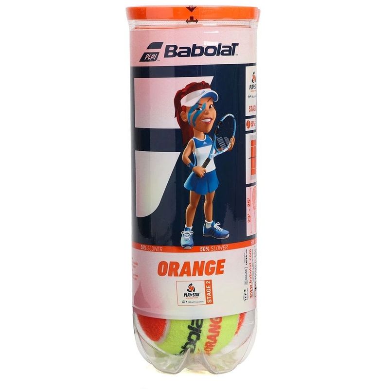 Bola-De-Tenis-Babolat-Orange-X3-Unissex---Amarela-Laranja