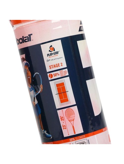 Bola de Tênis Babolat Orange X3 Unissex - Amarela/Laranja