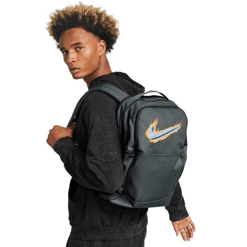 Mochila Nike Brasilia Medium Unissex - Cinza - Bayard Esportes