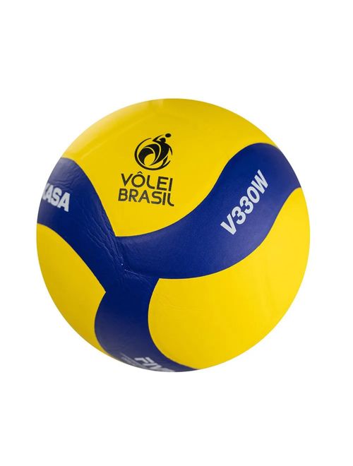 Bola Vôlei Mikasa V330W Unissex - Amarela/Azul