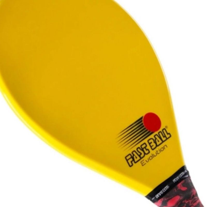 RAQUETE-DE-FRESCOBOL-FAST-BALL-EVOLUTION-UNISSEX---AMARELA