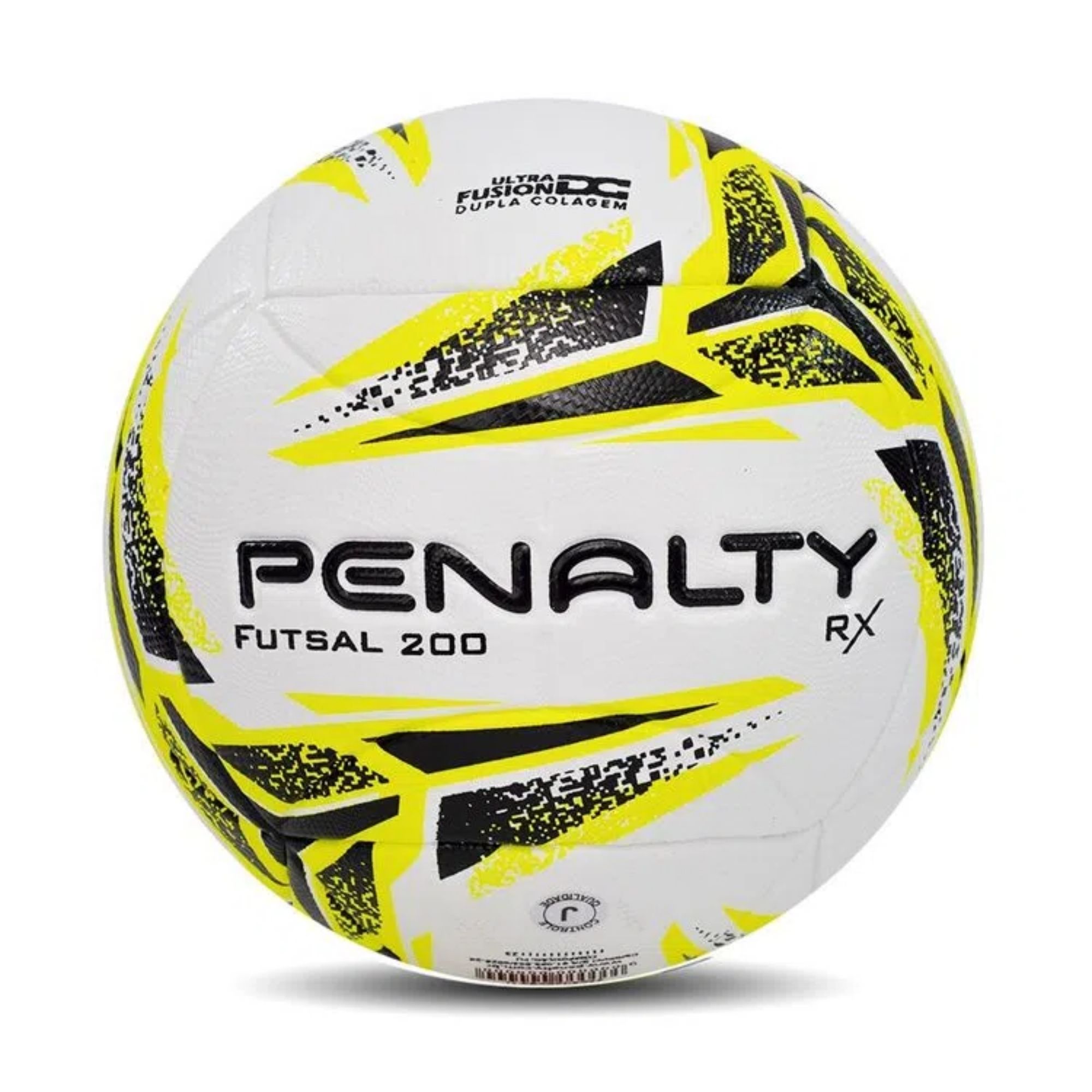 Bola Futsal Penalty Rx 200 Xxiii Unissex - Branca/Amarela