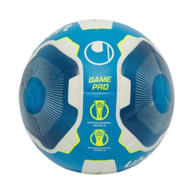 Bola-De-Futebol-Uhlsport-Game-Pro-Campo-Brasileirao-2023-Unissex---Azul-Branco