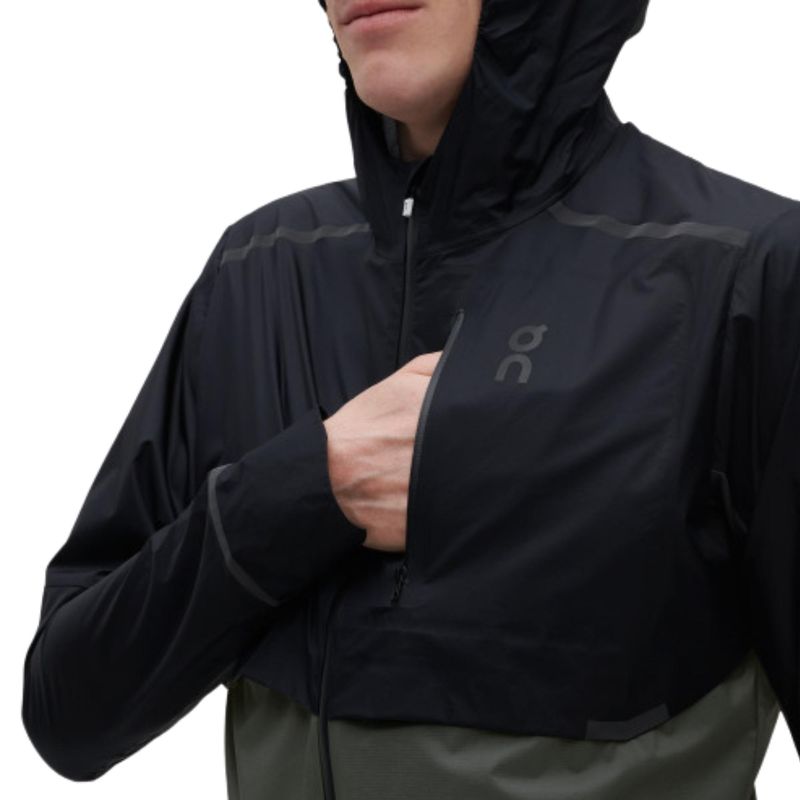 Jaqueta On Running Weather Masculina Preta Bayard Esportes