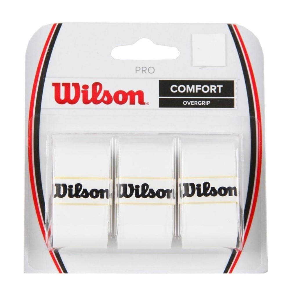 Overgrip Wilson Pro 3 Unidades Unissex - Branco