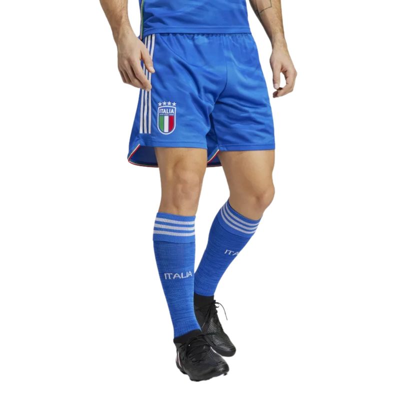 Calção Adidas Itália I 23 Masculino - Azul