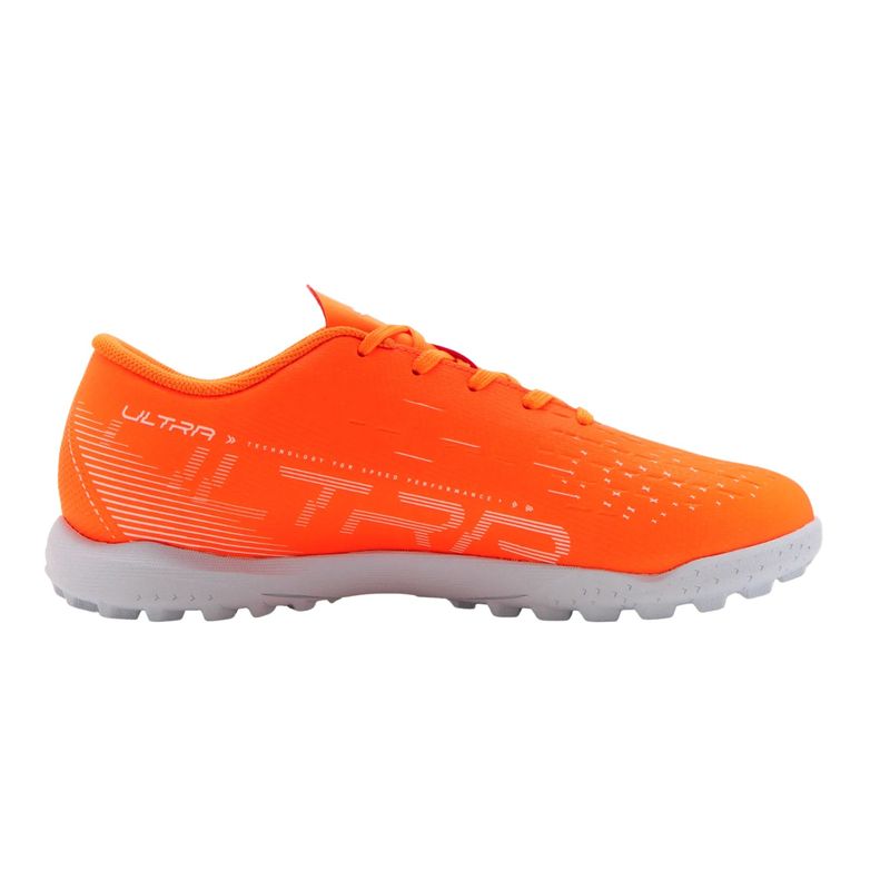 Chuteira Society Puma Ultra Play  Bdp Infantil - Laranja