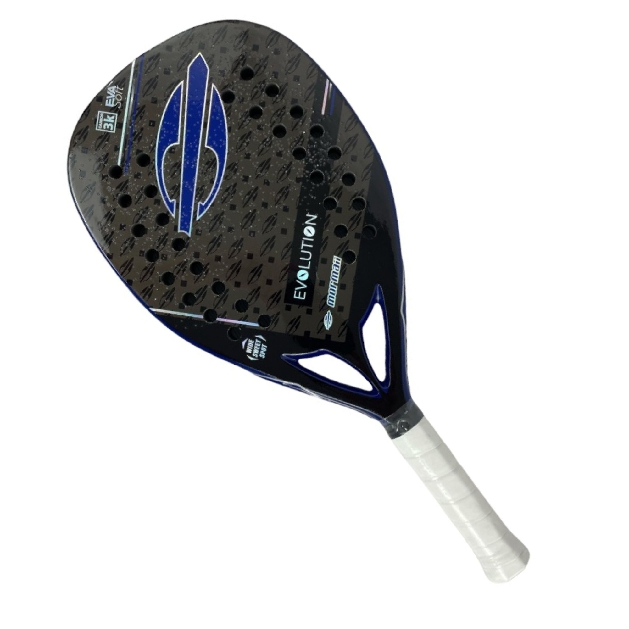 Raquete De Beach Tennis Mormaii Evolution Unissex - Preta/Azul