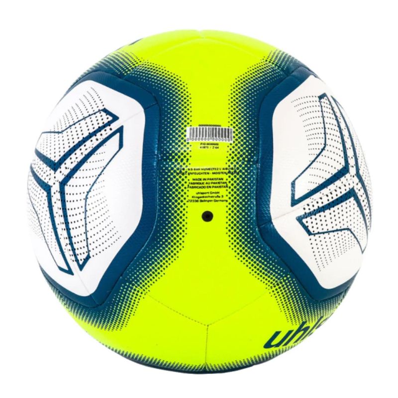 Bola-De-Futebol-Profissional-Society-Uhlsport-Low-Kick-Unissex---Branco-Azul-Marinho