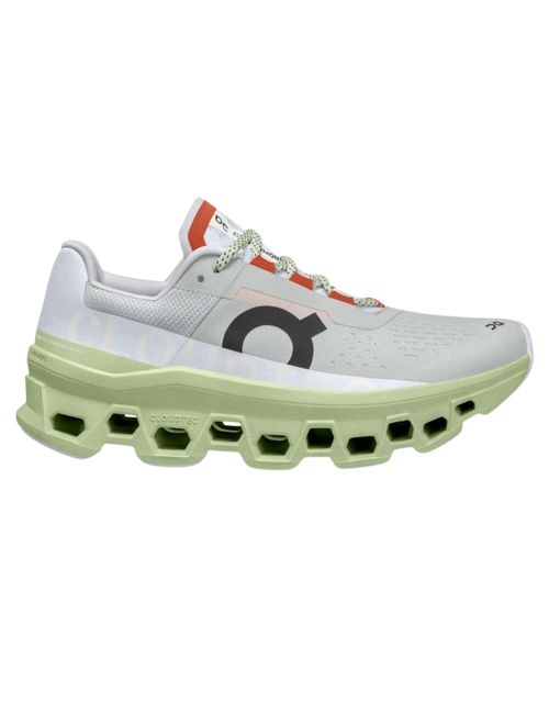 Tênis On Running Cloudmonster Feminino - Cinza/Verde
