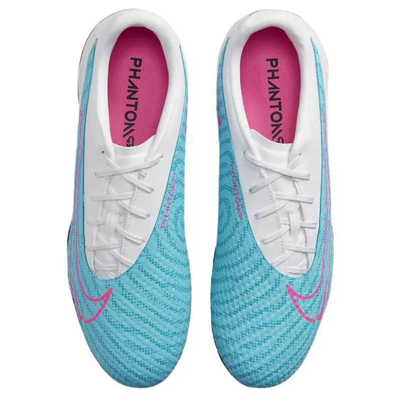 Chuteira Futsal Nike Phantom GX Academy IC Masculina - Azul/Rosa