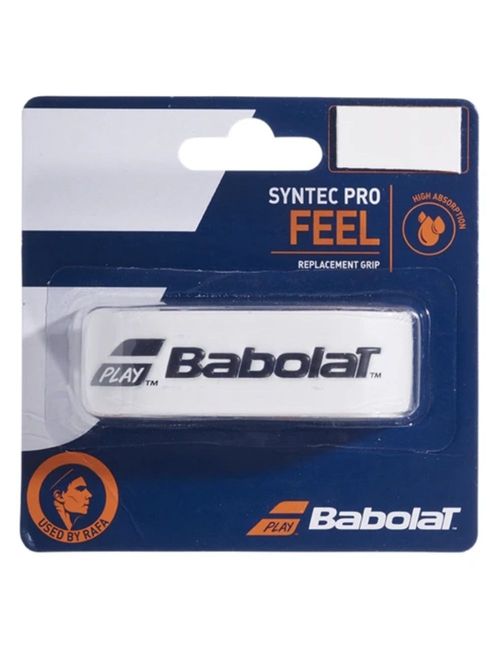 Cushion Grip Babolat Grip Syntec Pro Feel X1 Unissex - Branco