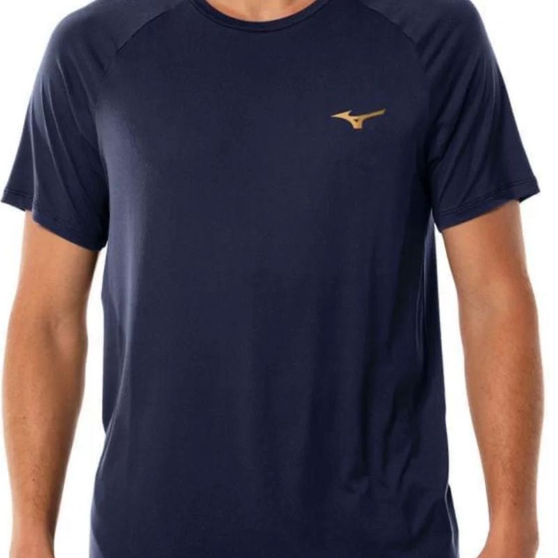 Camiseta Mizuno Pro Uv Fc Masculina - Azul Escuro