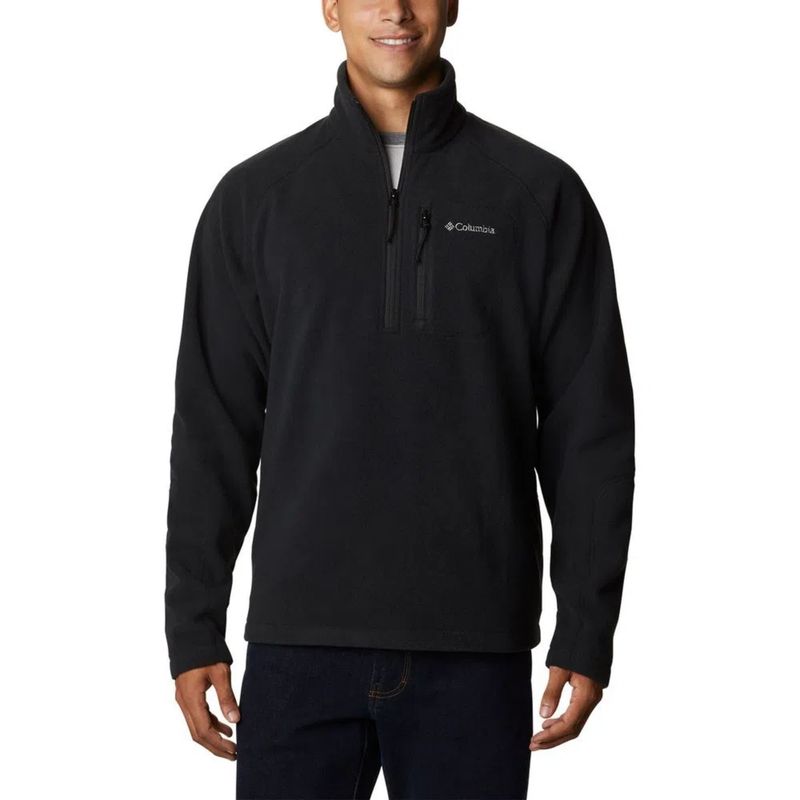 Blusao-Fleece-Columbia-Fast-Trek-Iii-Masculino---Preto