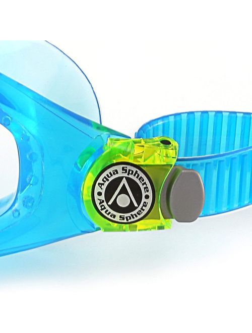 Óculos De Natação Aquasphere Seal 2 Infantil - Azul/Transparente