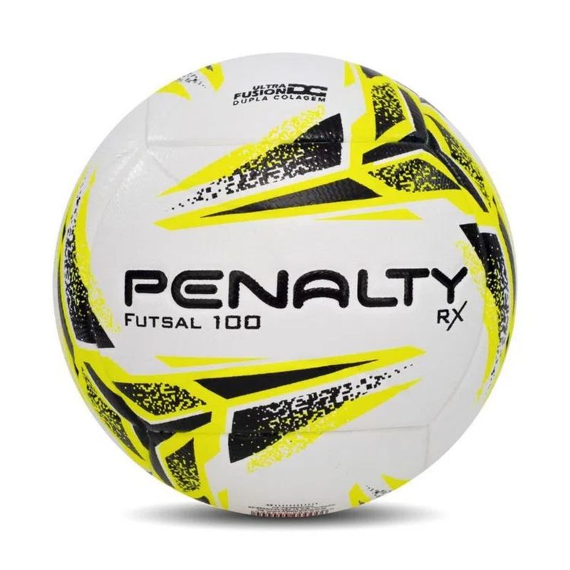 Bola-Penalty-Futsal-RX-100-XXIII-Unissex---Branca-Amarela