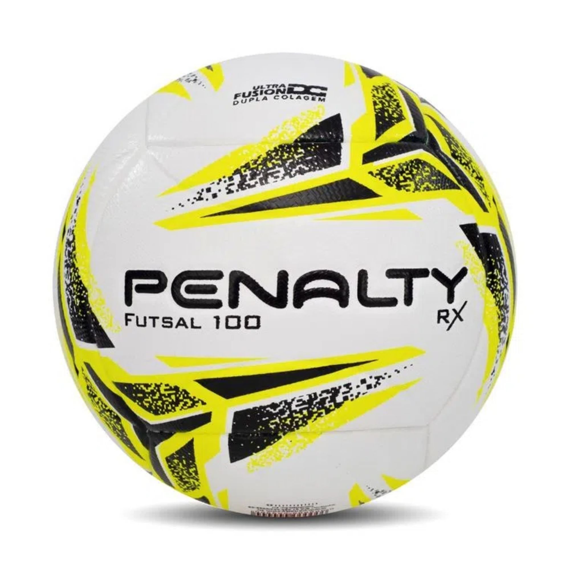 Bola Futsal Penalty Rx 100 Xxiii Unissex - Branca/Amarela