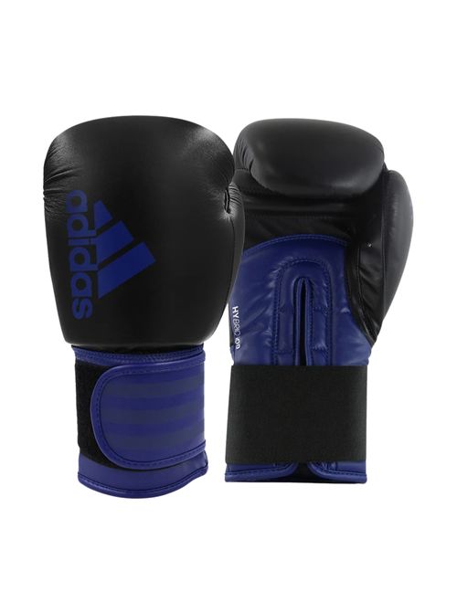 Luva De Boxe Adidas Hibrid 100 Unissex - Preta/Azul