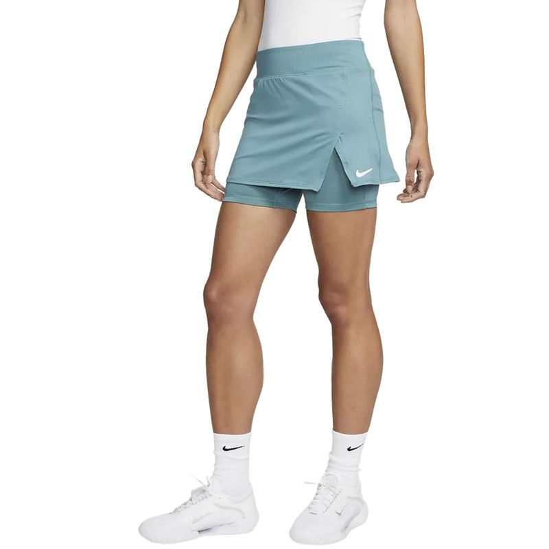 Saia Shorts Nike Court Dri-Fit Victory Feminina - Azul Turquesa