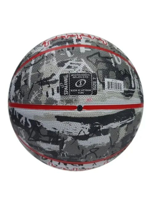 Bola Basquete Spalding Graffiti Unissex - Vermelha/Preta