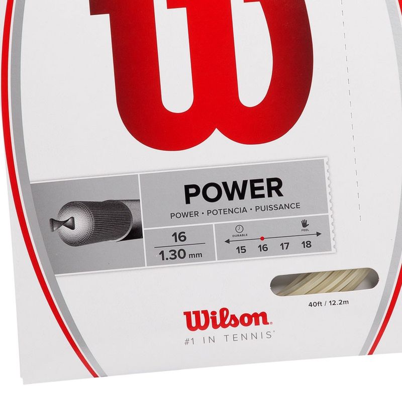 Corda Wilson Nxt Power 16 Cartela - Natural - Unissex