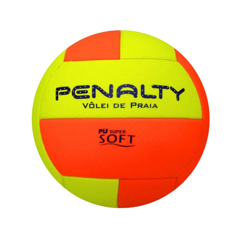 Bola-Penalty-Volei-De-Praia-XXI-Unissex---Laranja-Limao
