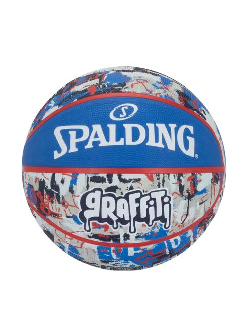 Bola Basquete Spalding Graffiti Unissex - Azul/Vermelha