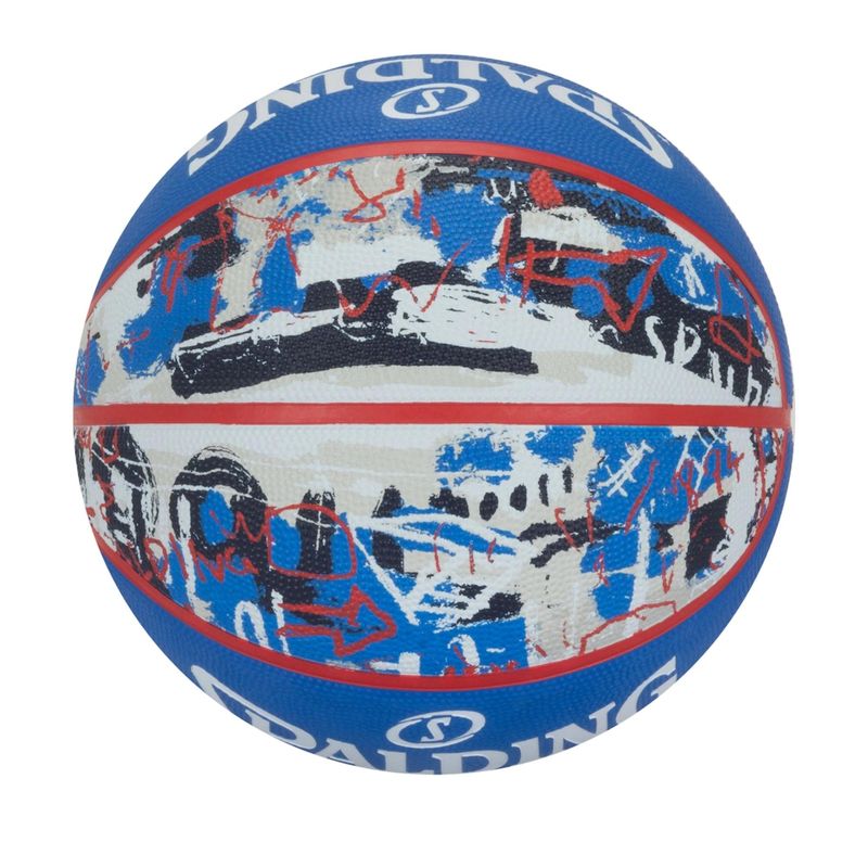 Bola-De-Basquete-Spalding-Graffiti-Unissex---Azul-Vermelha