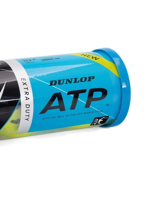 Bola de Tênis Dunlop Atp Tubo Com 3 Bolas Unissex - Amarela
