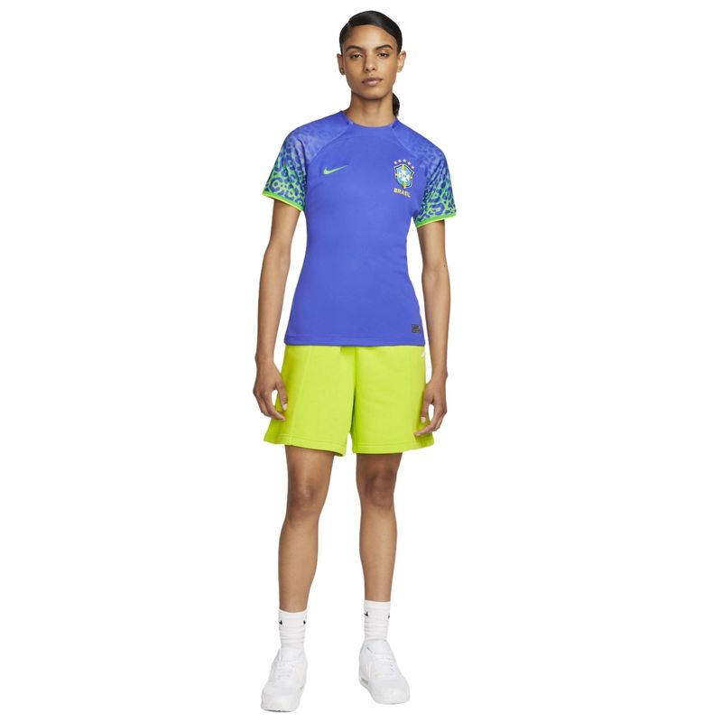 Camisa Brasil CBF II 22/23 Nike Torcedora Pro Feminina - Azul/Verde - Bayard  Esportes
