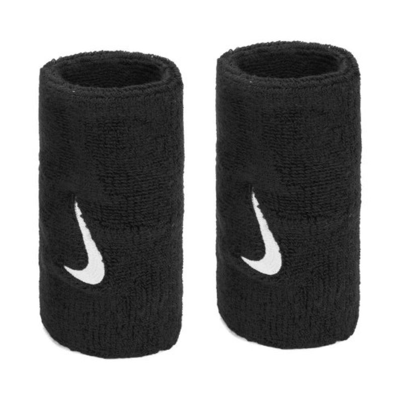 Munhequeira-Nike-Swoosh-Wristbands-Doublewide-Unissex---Preta