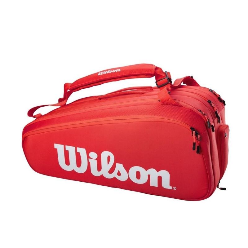 Raqueteira-Wilson-Super-Tour-X15-Pack-Bag-Unissex---Vermelha