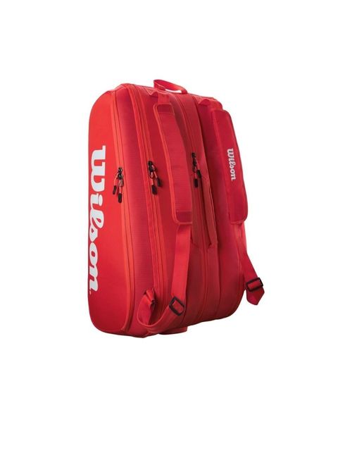 Raqueteira Wilson Super Tour X15 Pack Bag Unissex - Vermelha