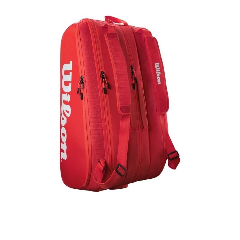 Raqueteira-Wilson-Super-Tour-X15-Pack-Bag-Unissex---Vermelha