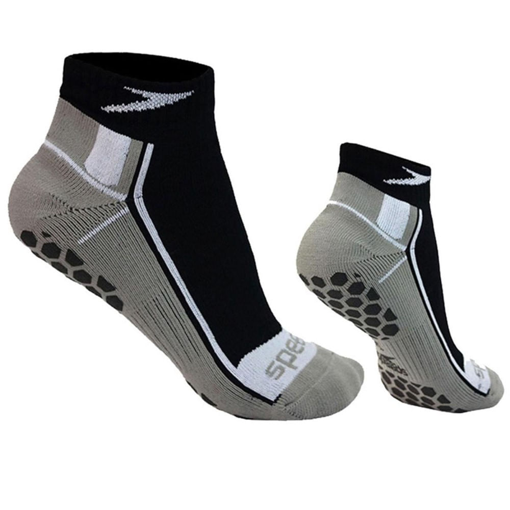 Meia Speedo Antiderrapante Unissex - Preta