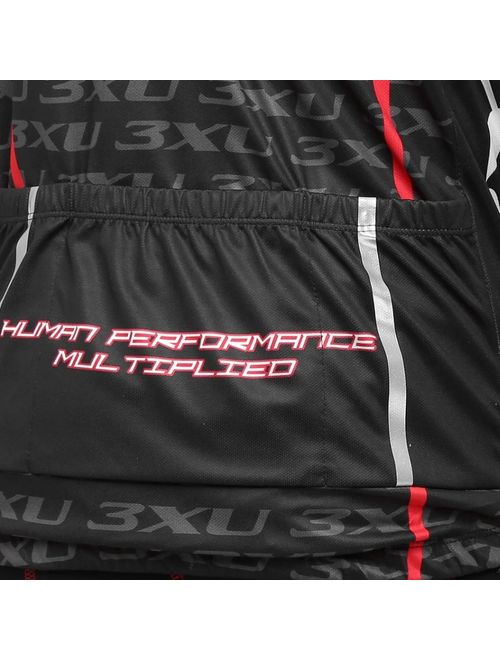 Camisa Refactor 3Xu Multiplied Masculina - Preta/Vermelha