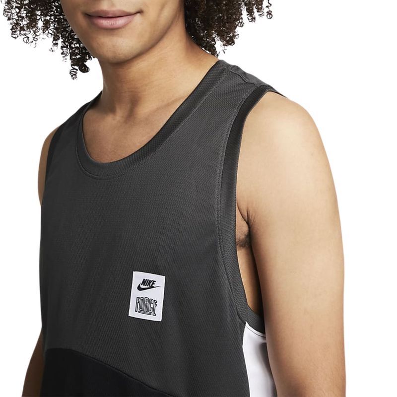 Regata-Nike-Dri-Fit-Starting-5-Masculina---Grafite-Preto