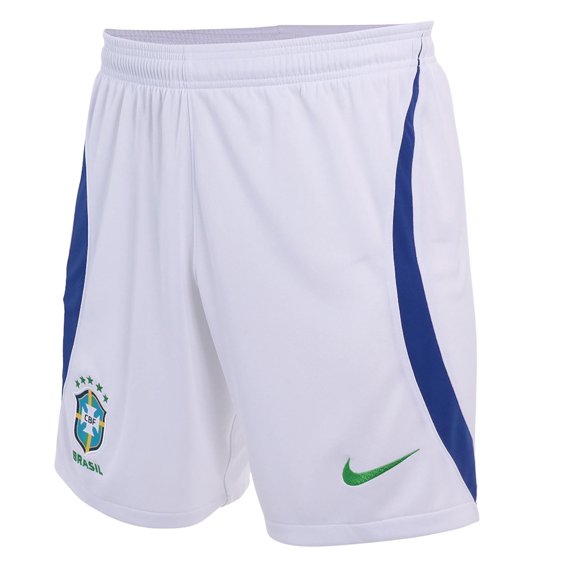 Calção Brasil II 2022/23 Nike Torcedor Pro Masculino - Branco