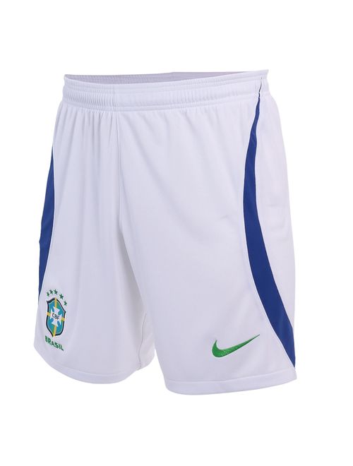 Calção Brasil II 2022/23 Nike Torcedor Pro Masculino - Branco