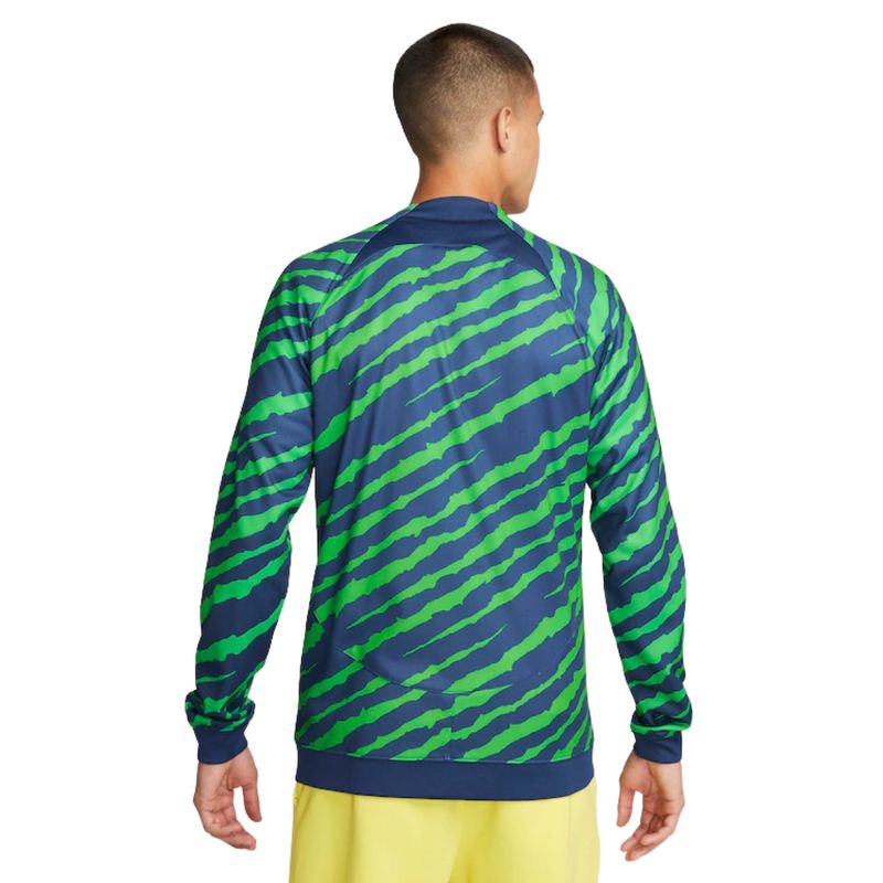 Jaqueta Brasil CBF Nike Academy Pro Masculina - Azul/Verde