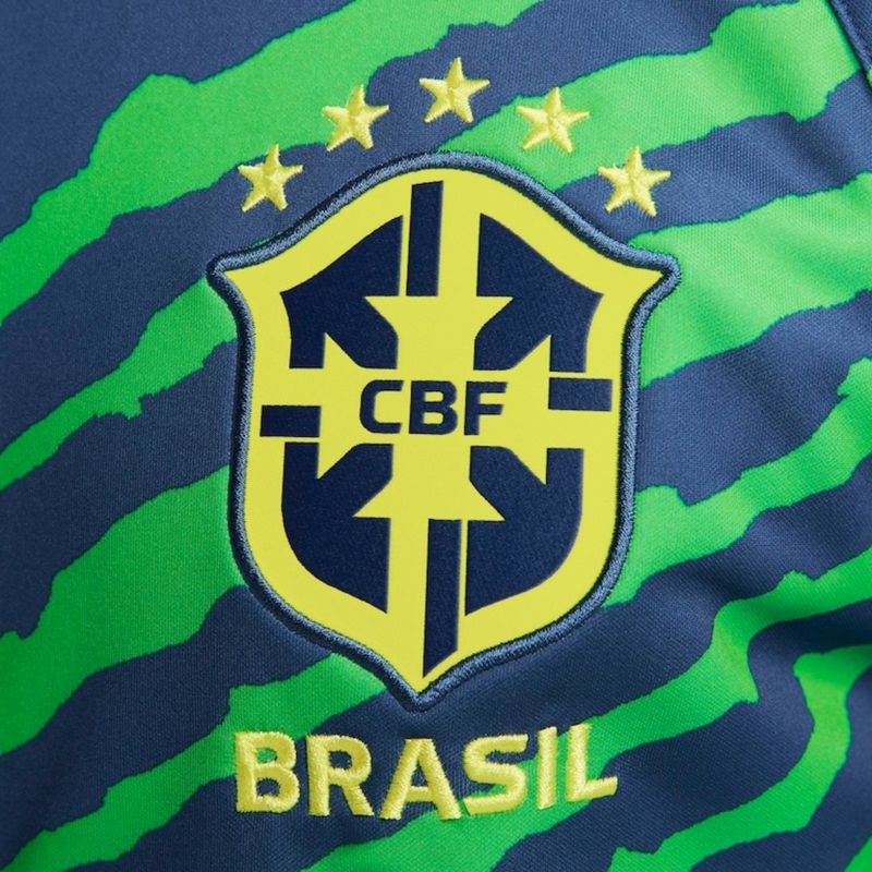 Jaqueta Brasil CBF Nike Academy Pro Masculina - Azul/Verde - Bayard Esportes