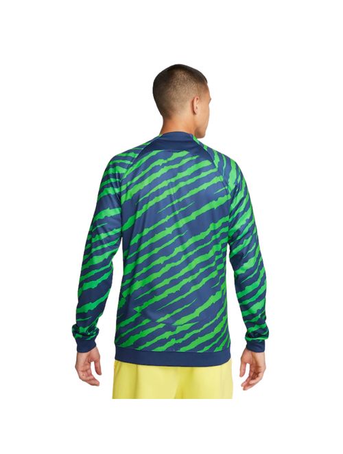 Jaqueta Brasil CBF Nike Academy Pro Masculina - Azul/Verde