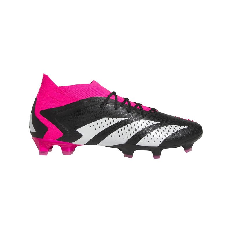 Chuteira Campo Adidas Predator Accuracy.1 Masculina - Rosa/Preta