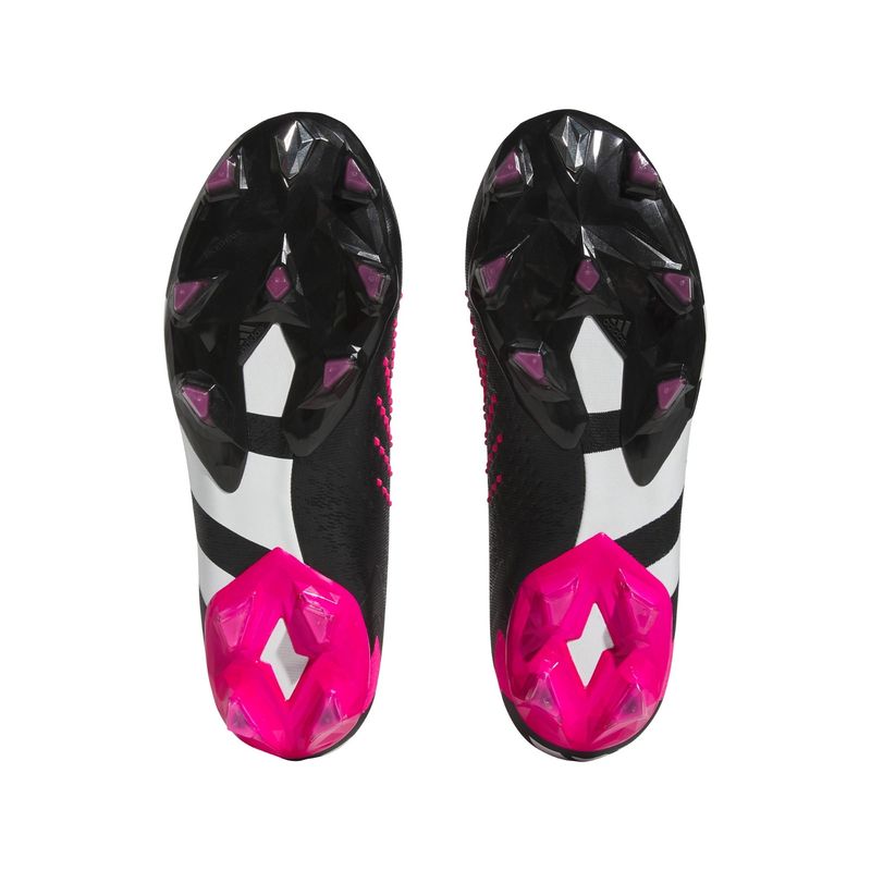 Chuteira Campo Adidas Predator Accuracy.1 Masculina - Rosa/Preta