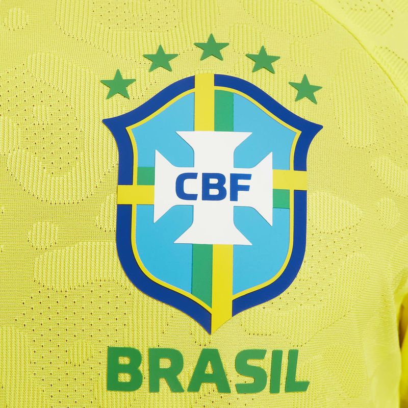 Camisa Brasil I 2022/23 Jogador Pro Masculina - Amarela