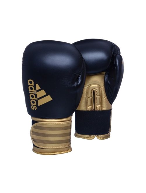 Luva De Boxe Adidas Hibrid 100 Unissex - Preta/Dourada
