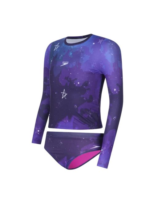 Conjunto Speedo Pants Galaxy Star Infantil - Roxa