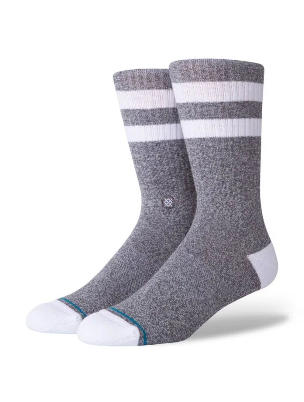 Meia On Running Performance Low Sock Masculina - Preta/Cinza