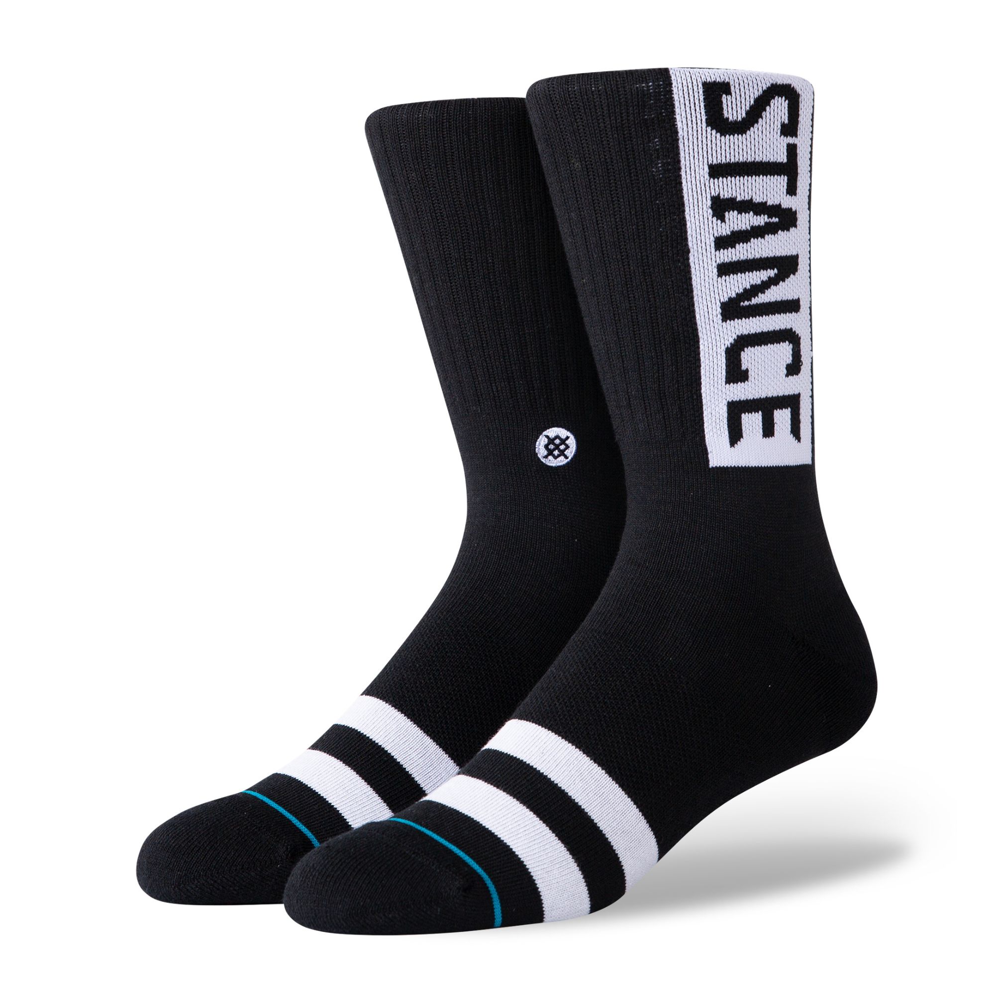 Meia Cano Alto Stance Og Masculina - Preta