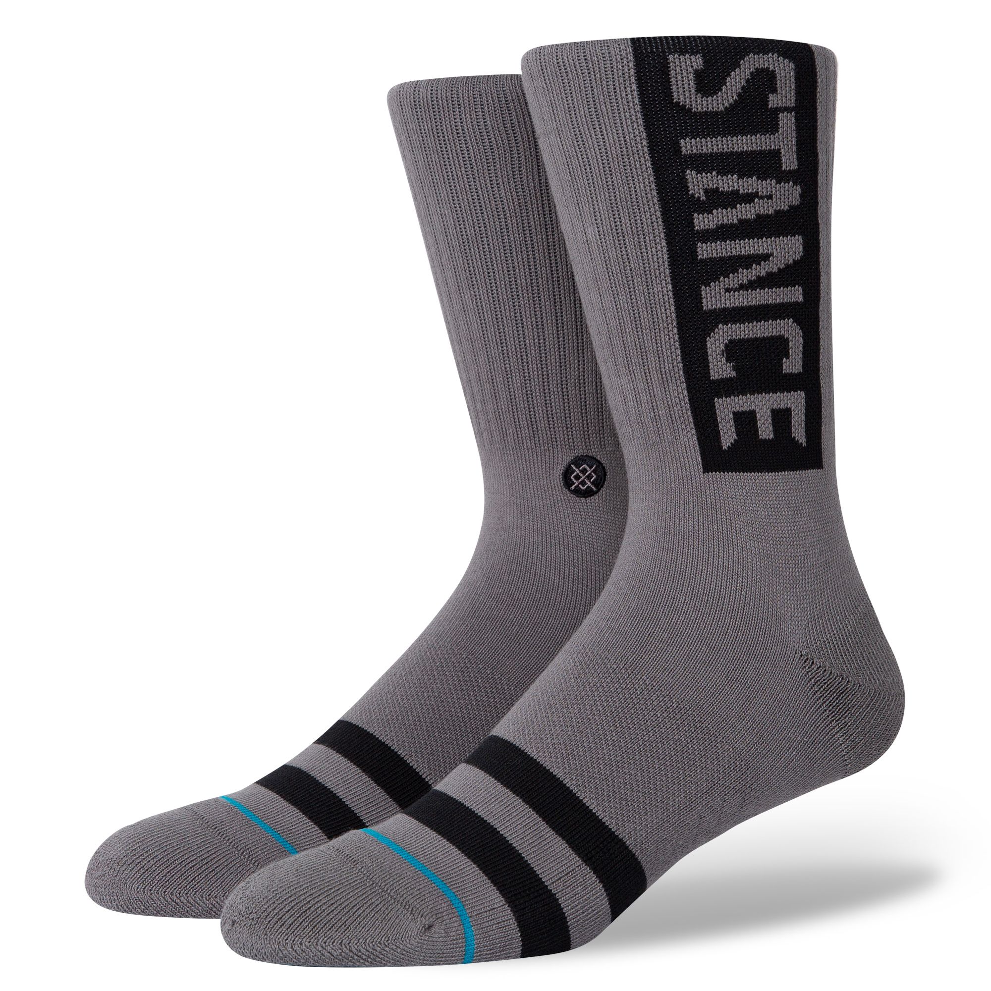 Meia Cano Alto Stance Og Masculina - Grafite
